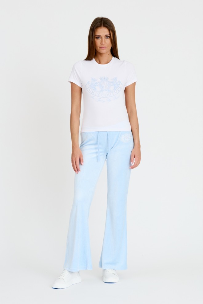 JUICY COUTURE Biały t-shirt Enzo Dog Crest