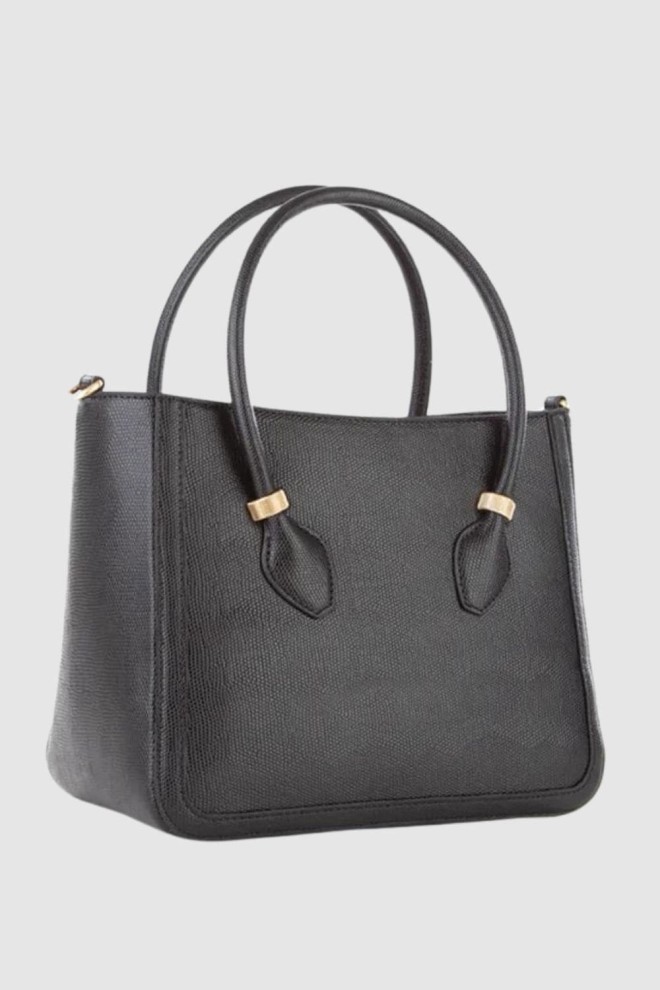 Чорна сумка для покупок VALENTINO Montmartr