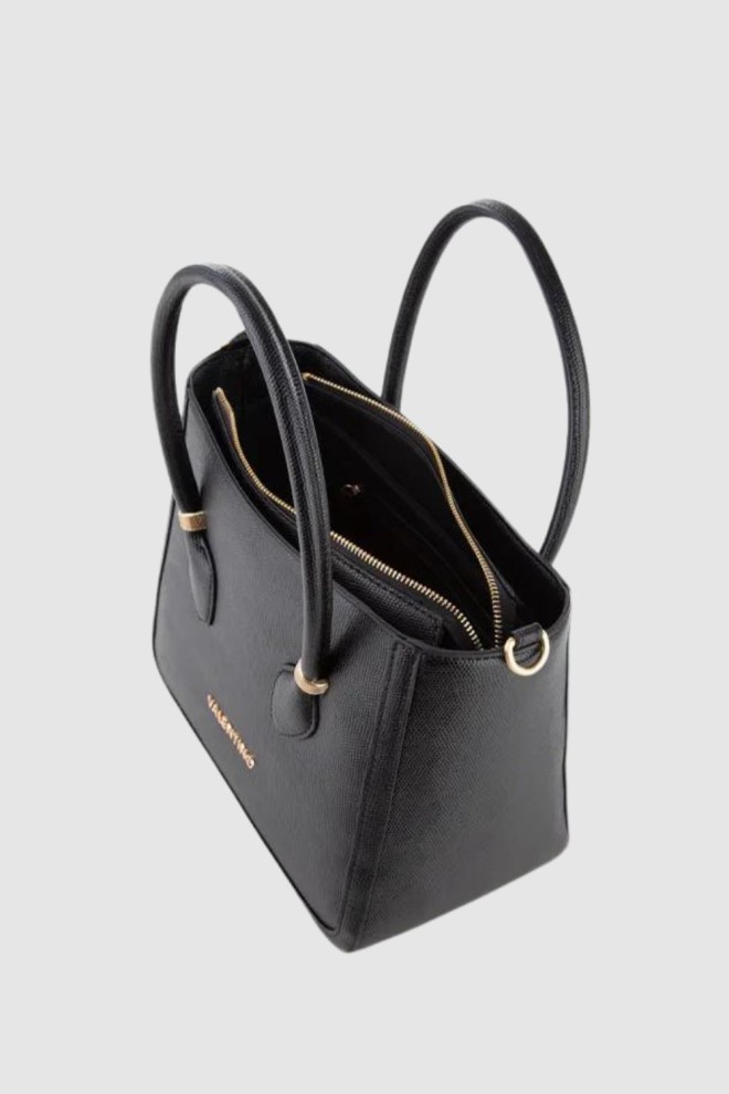 VALENTINO Black Montmartr Shopping Handbag
