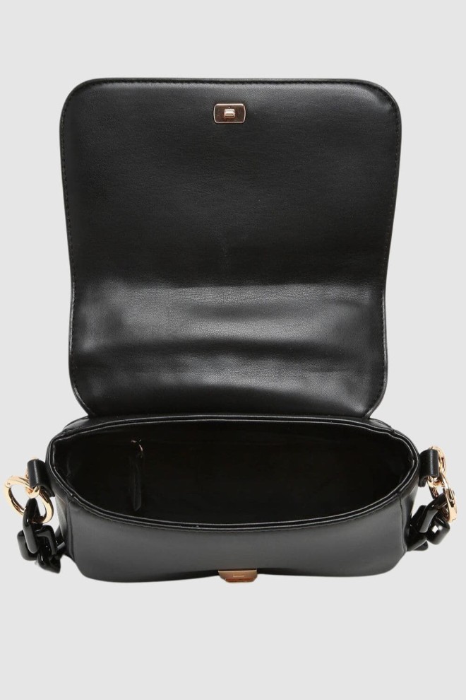 VALENTINO Black Copacaban Satchel Handbag