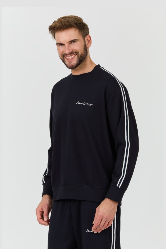 Темно-синій світшот ARMANI EXCHANGE