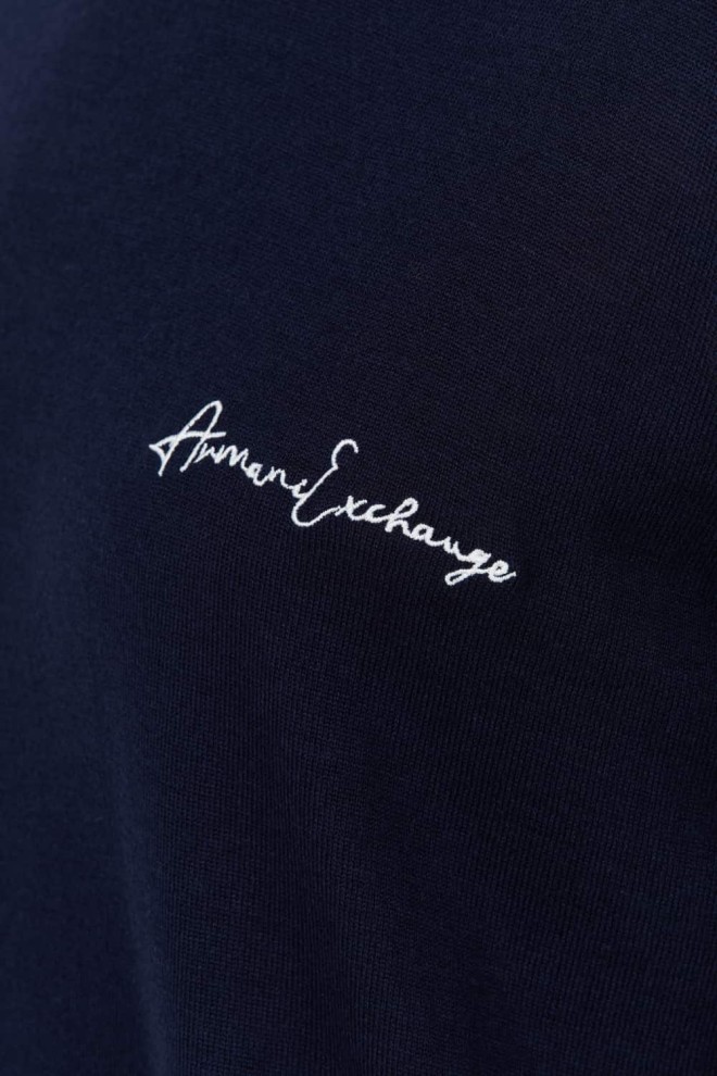 ARMANI EXCHANGE Navy blue sweater Jumpers