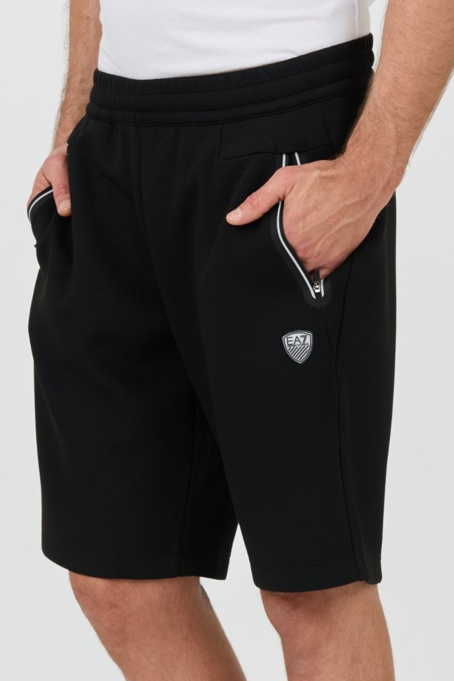 EA7 Black Shorts