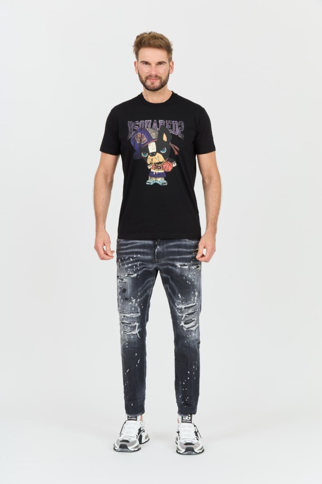 DSQUARED2 Black Cool Fit футболка