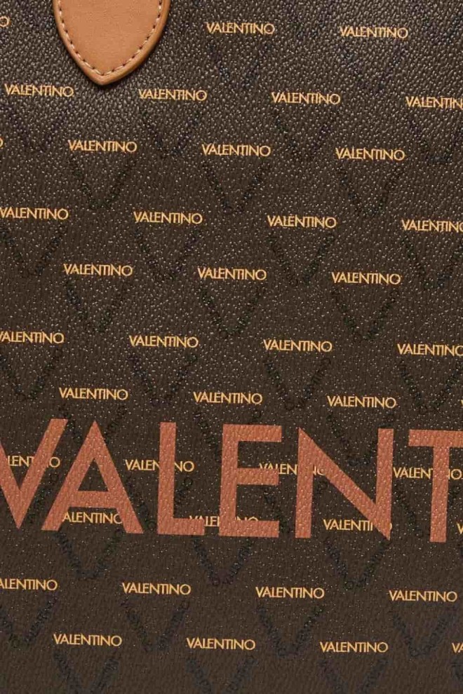 VALENTINO Велика коричнева сумка для покупок Liuto