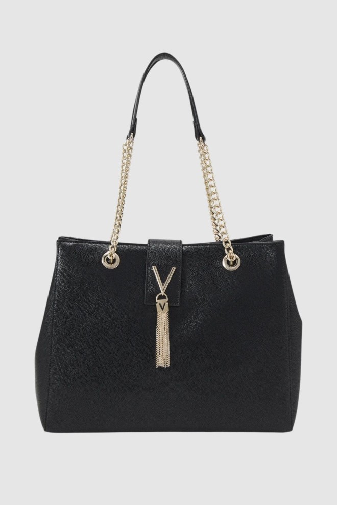 VALENTINO Large black Divina shopper bag