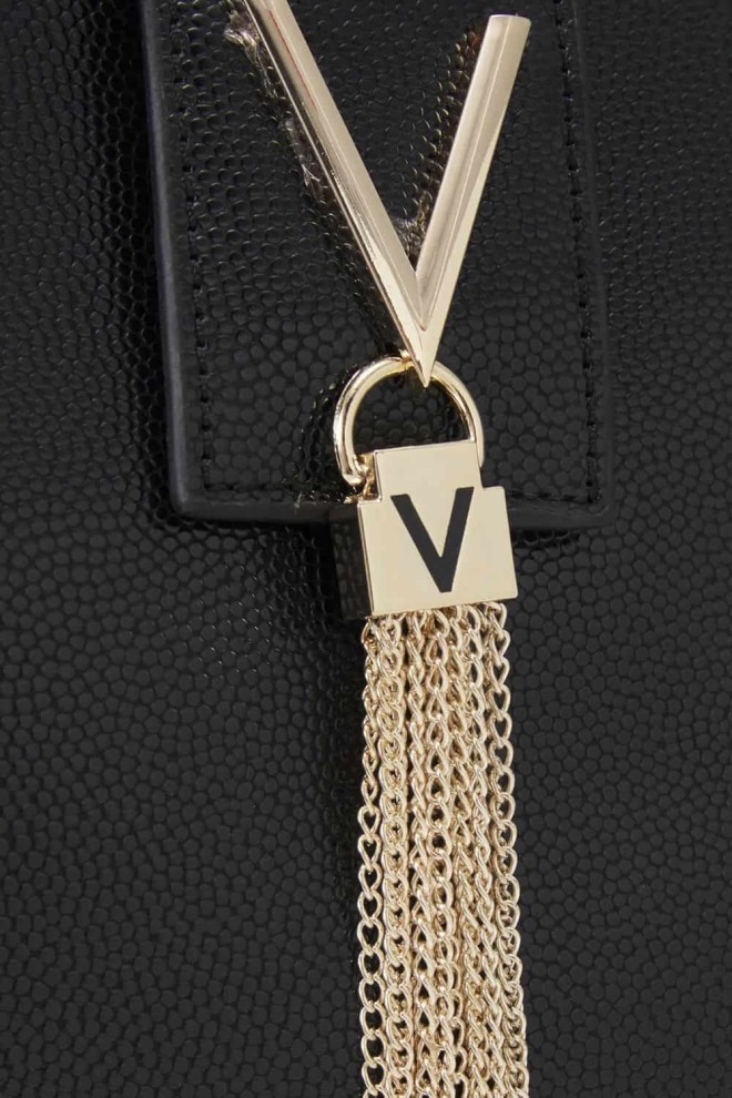 VALENTINO Large black Divina shopper bag