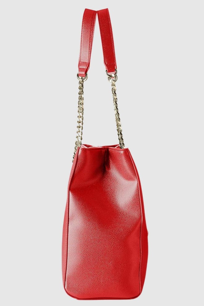 VALENTINO Duża czerwona shopperka Divina
