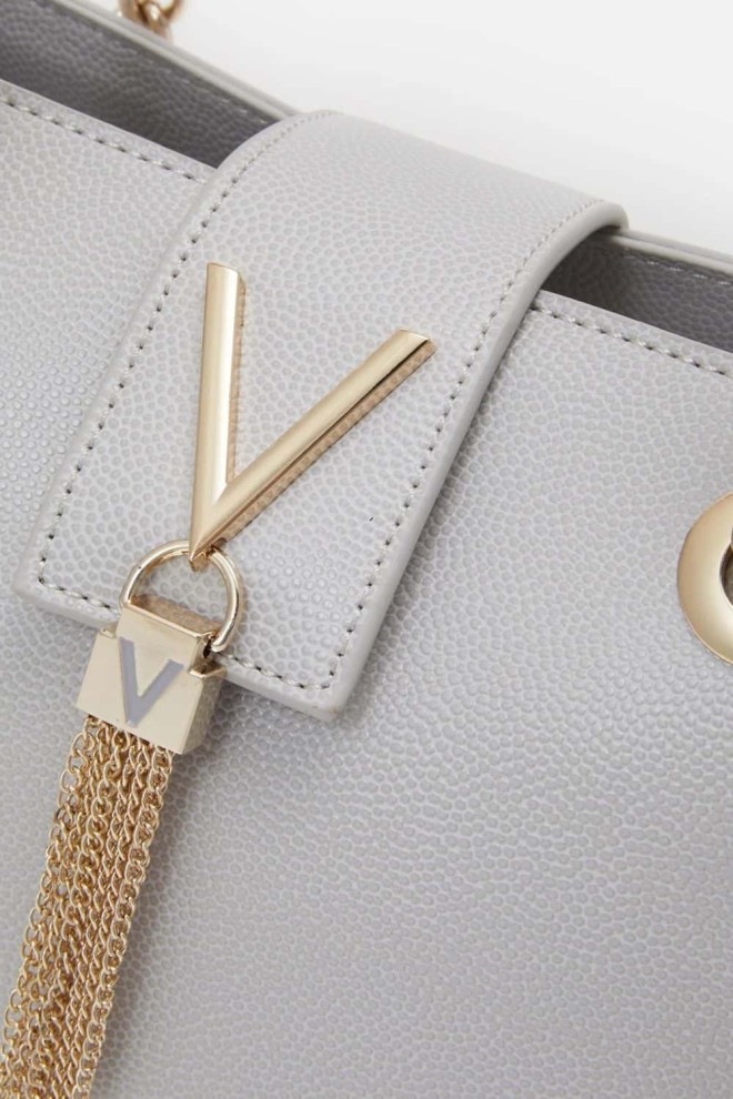 VALENTINO Large grey Divina shopper bag