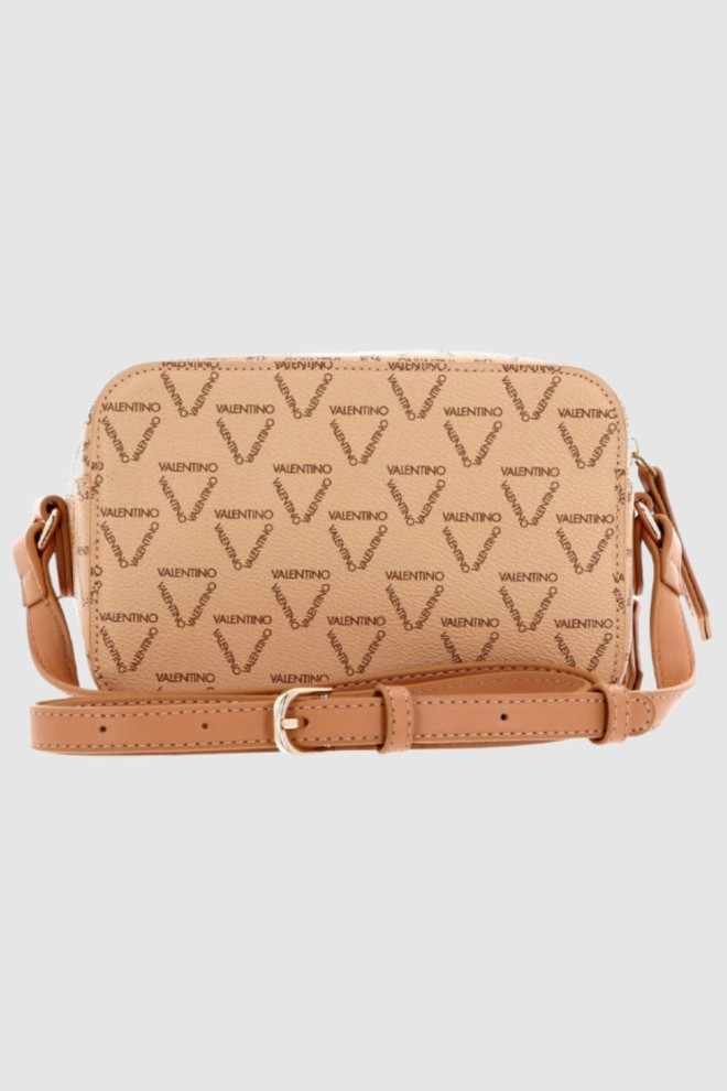 VALENTINO Mała beżowa torebka Liuto Camera Bag