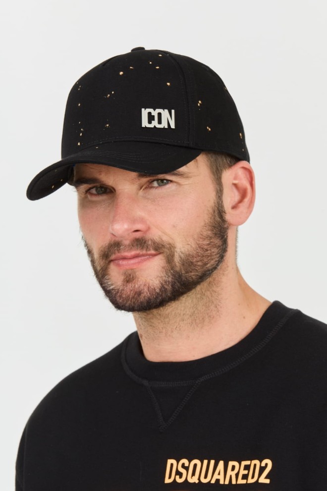 DSQUARED2 Black baseball cap