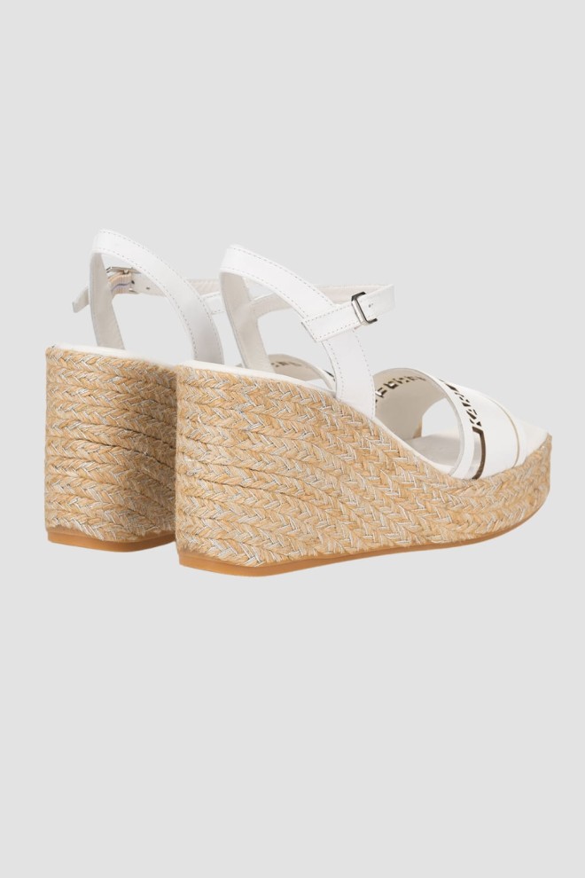 KARL LAGERFELD White Gable sandals