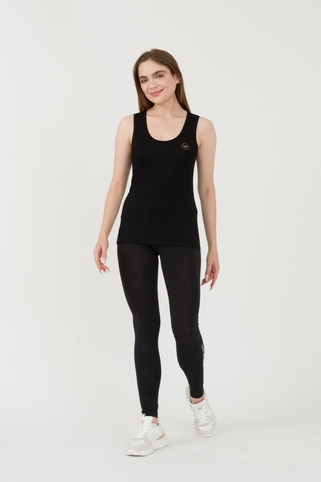 EMPORIO ARMANI Чорний топ