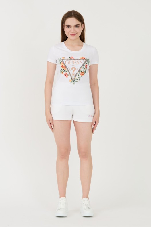GUESS Biały t-shirt...