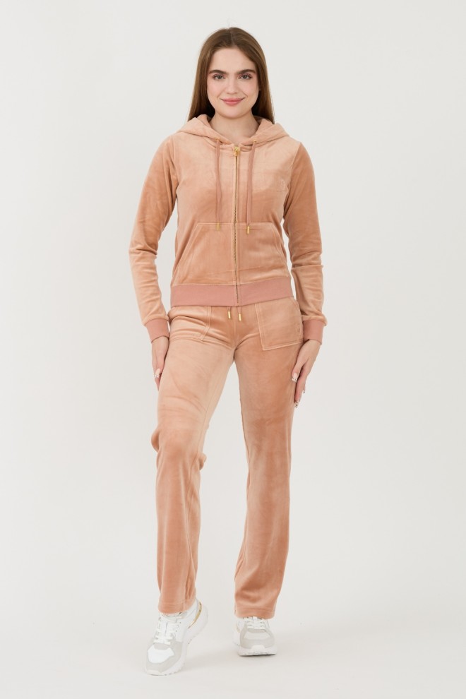 JUICY COUTURE Beige sweatpants Del Ray Gold Pocketed Pant