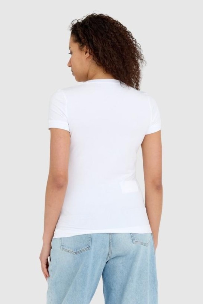 GUESS White Mini Triangle Tee