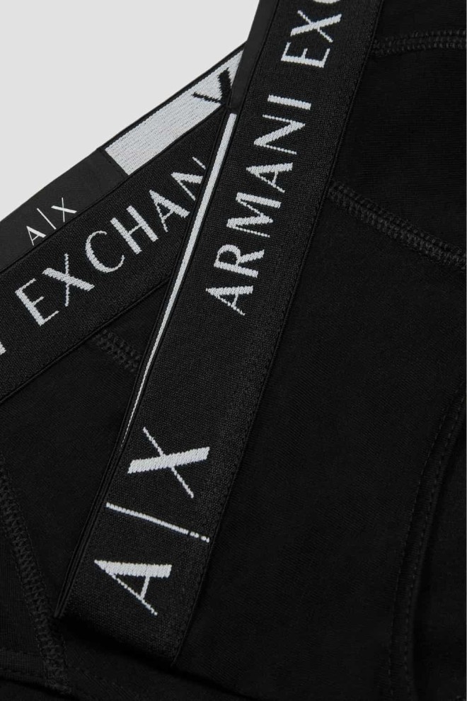 ARMANI EXCHANGE Чорні труси 2PACK