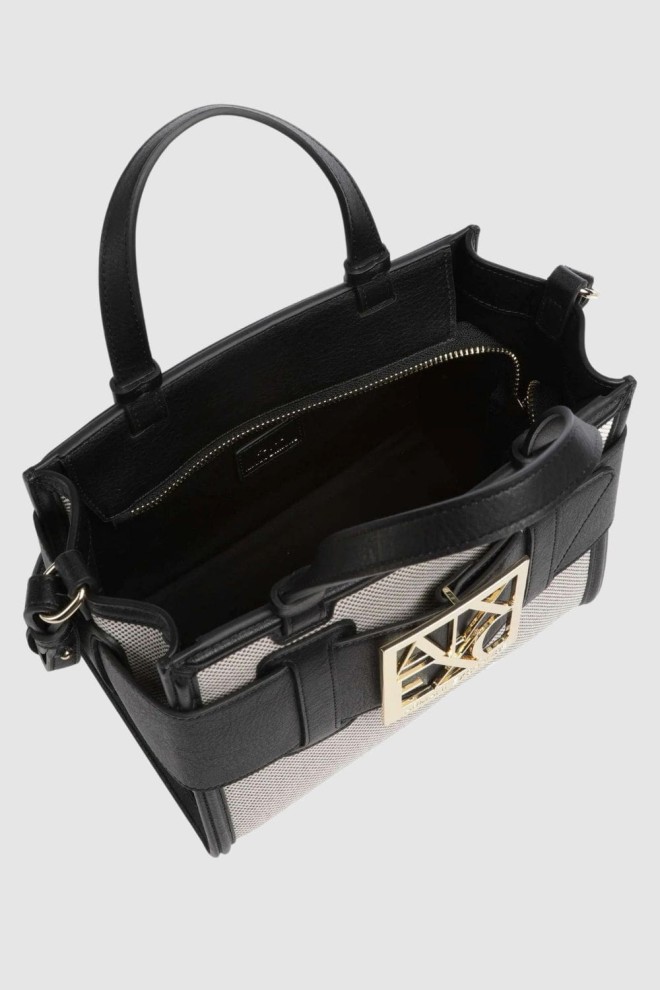 ARMANI EXCHANGE Маленька чорно-біла класична сумочка