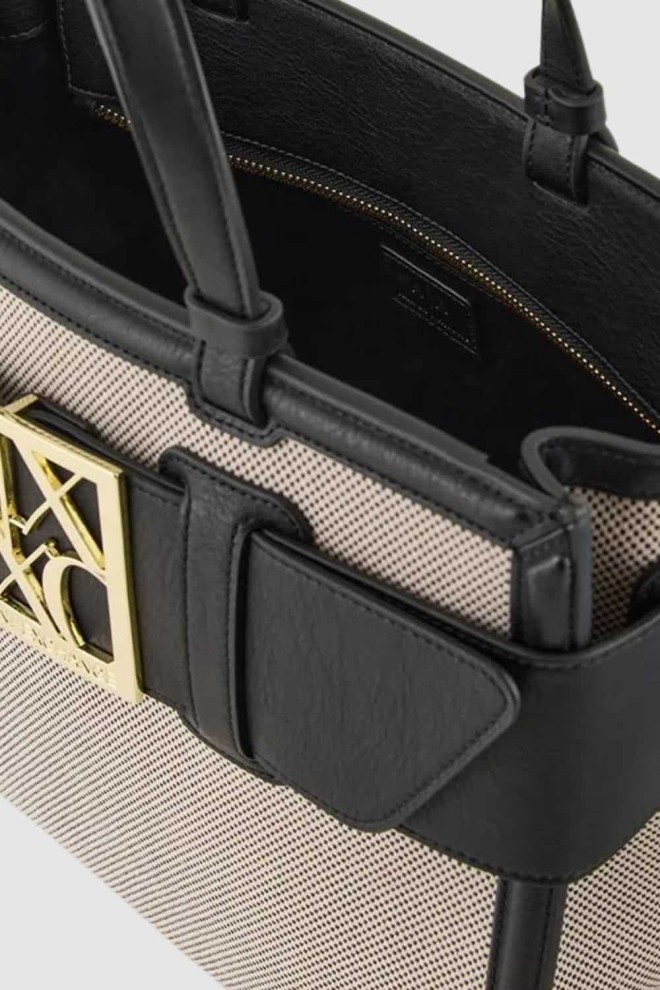 ARMANI EXCHANGE Black and white classic handbag