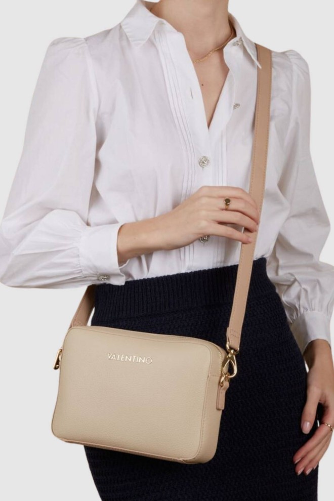 VALENTINO Ecru torebka Alexia Camera Bag