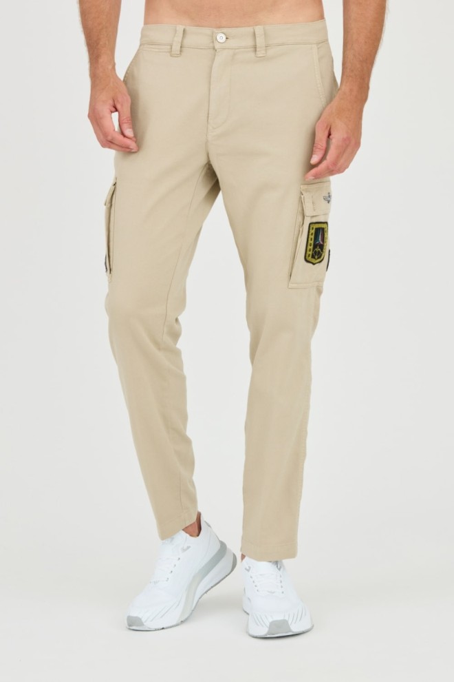AERONAUTICA MILLITARE Бежеві бойові черевики TROUSERS