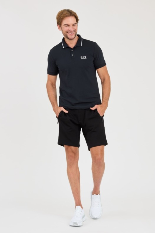 EA7 Navy blue polo shirt