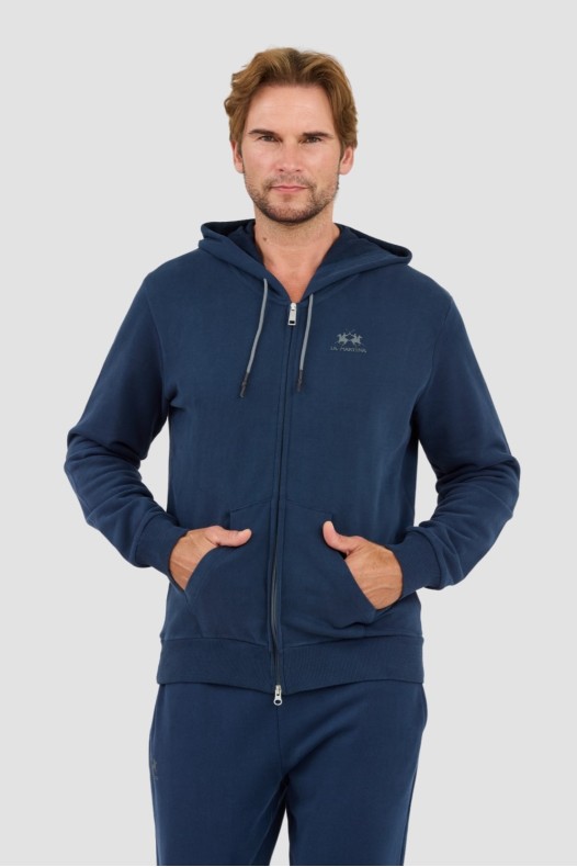 LA MARTINA Navy Blue Hooded...