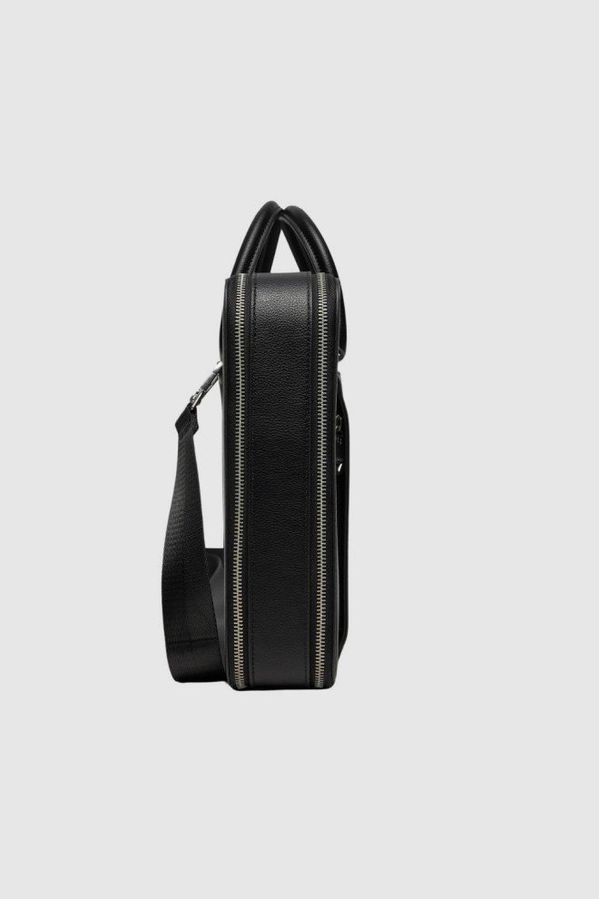 GUESS Black Brescia briefcase