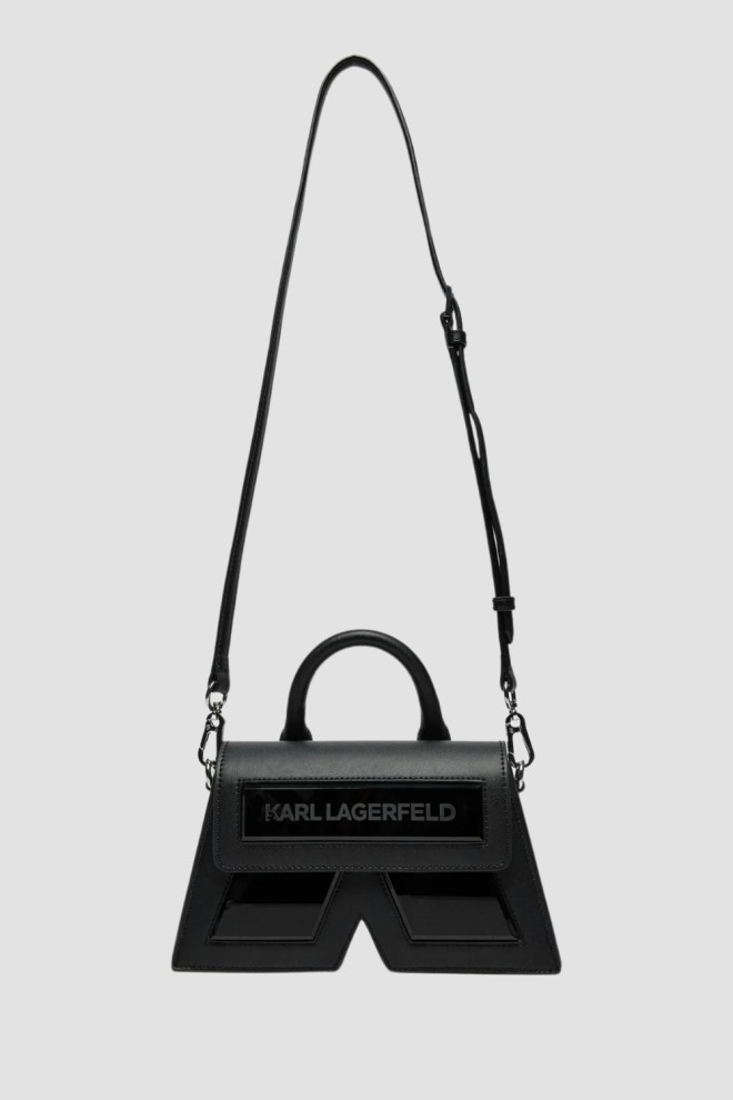 Шкіряна сумка KARL LAGERFELD Black Ikon/k Cb