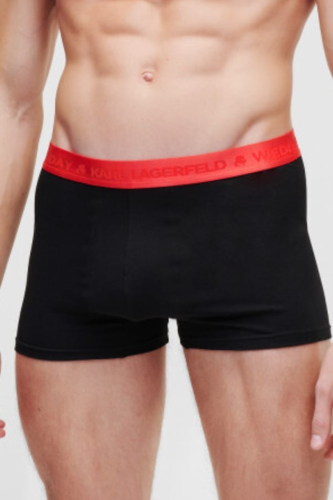 KARL LAGERFELD Zestaw czarnych bokserek Day Of The Week Trunk 7PACK XL