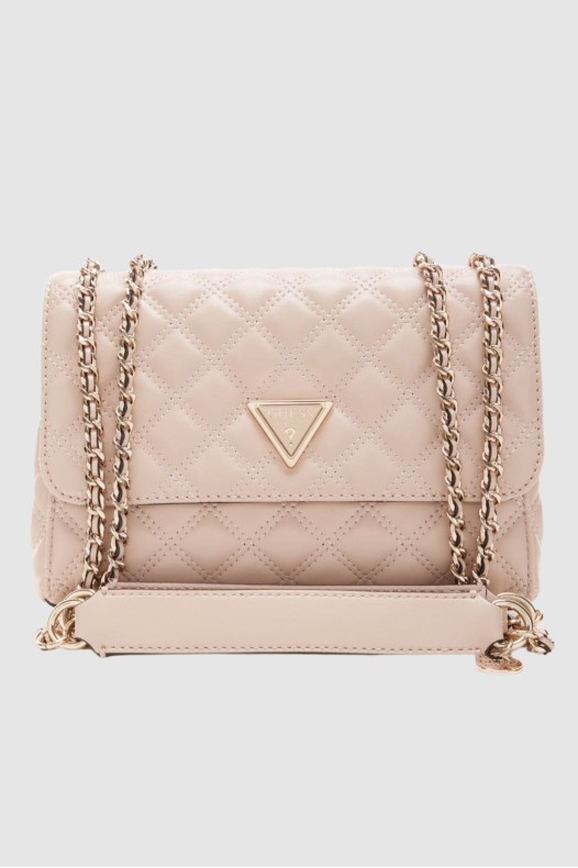 GUESS Beżowa torebka Giully