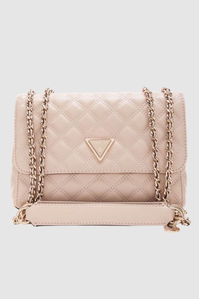 GUESS Beżowa torebka Giully