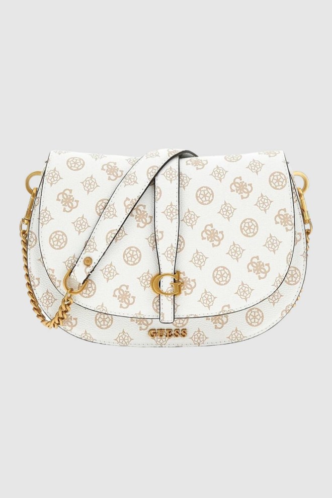 GUESS Biała logowana listonoszka Kuba