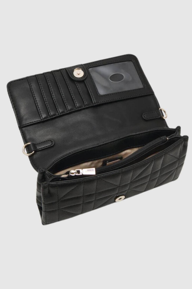 GUESS Black handbag with wallet function Assia Mini