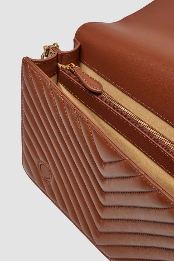 Класична сумочка PINKO Brown Love Click