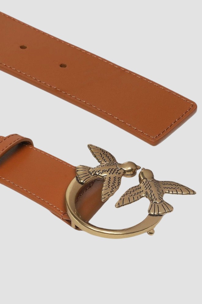 Ремінь PINKO Коричневий Love Berry H4