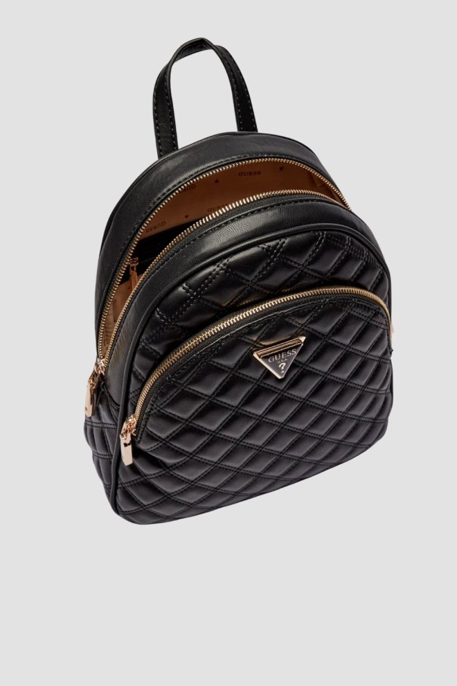 GUESS Czarny plecak Giully Flap Backpack