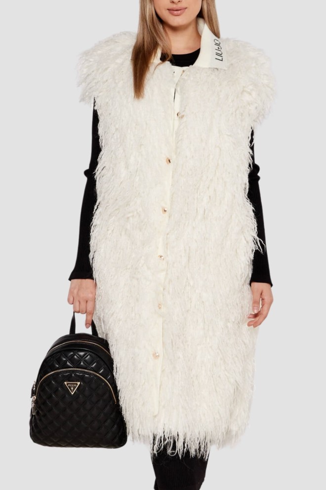 GUESS Czarny plecak Giully Flap Backpack