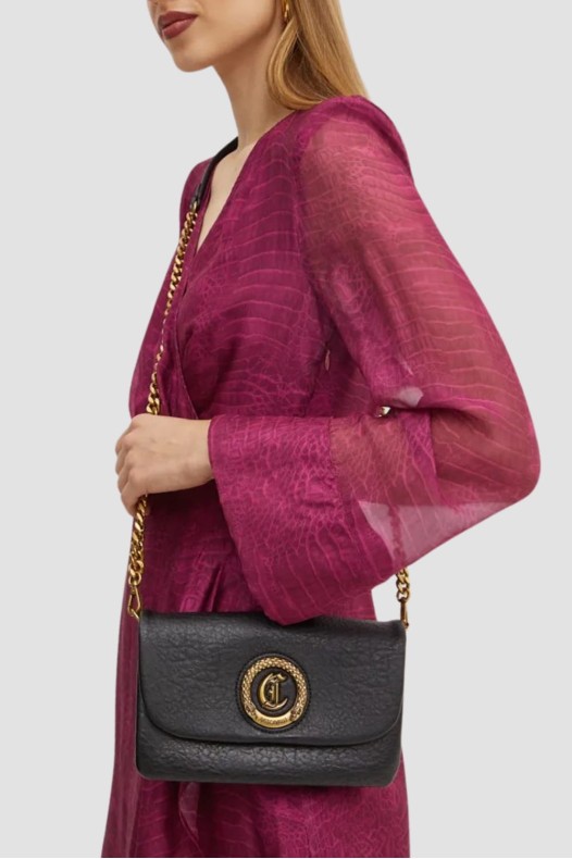 JUST CAVALLI Czarna torebka...