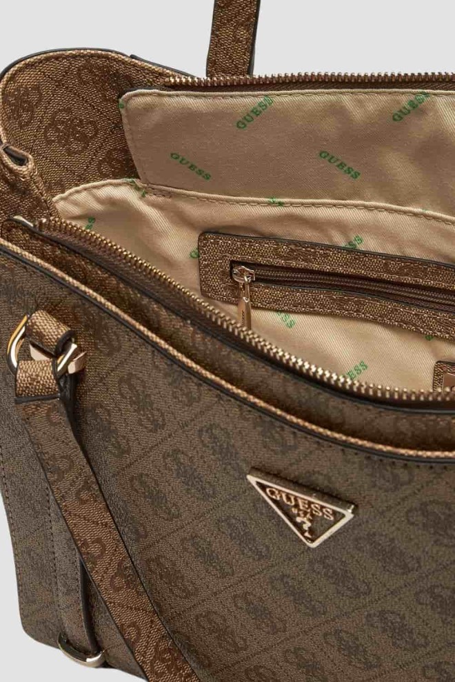 GUESS Beżowa torebka Eco Erica Elite Tote