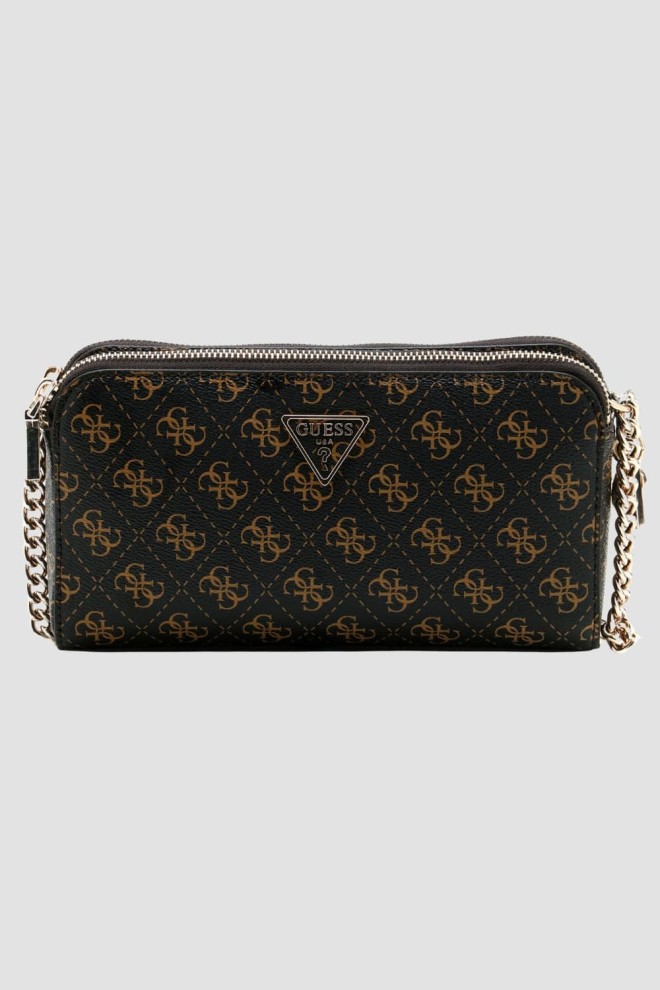 GUESS Brown Eco Erica Status Crossbody Сумочка GUESS Brown Eco Erica Status