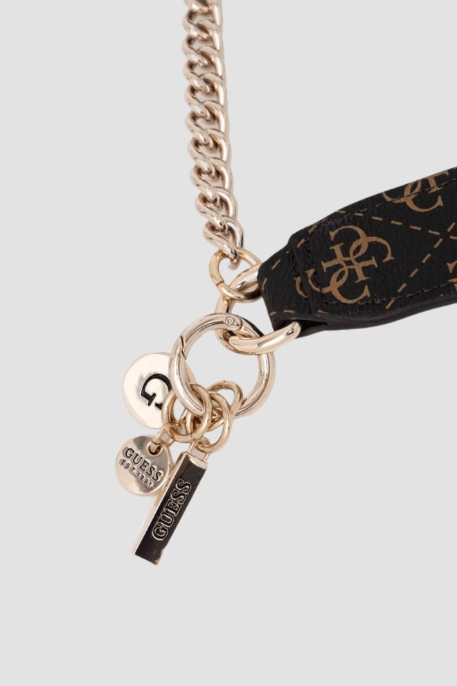 GUESS Brown Eco Erica Cnvrtble Xbody Flap Handbag