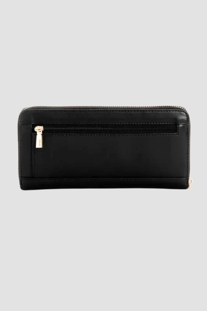 GUESS Black Laurel Slg Large Zip Round
