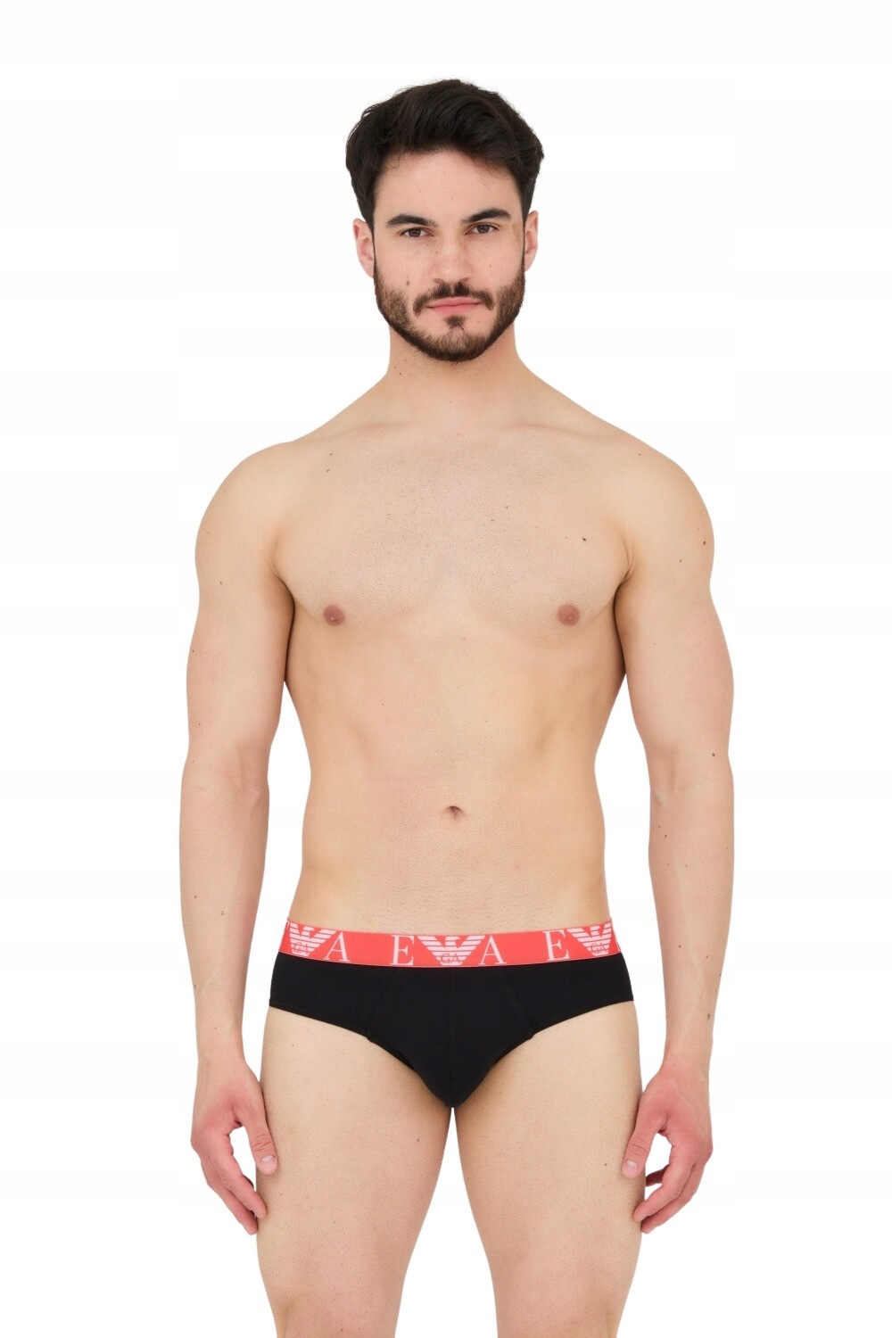 EMPORIO ARMANI Slipy czarne 3-pack