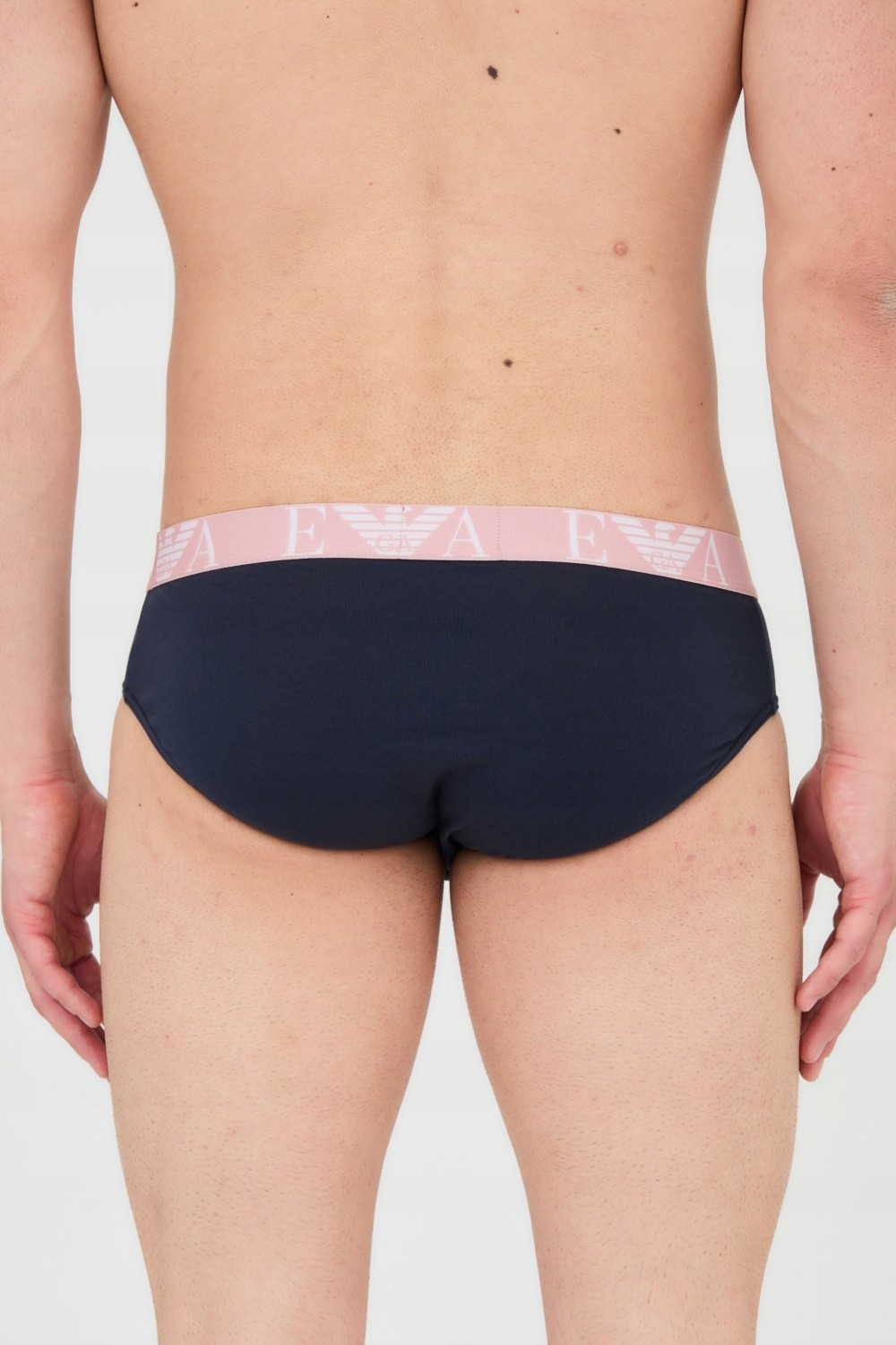 EMPORIO ARMANI Slipy granatowe 3-pack