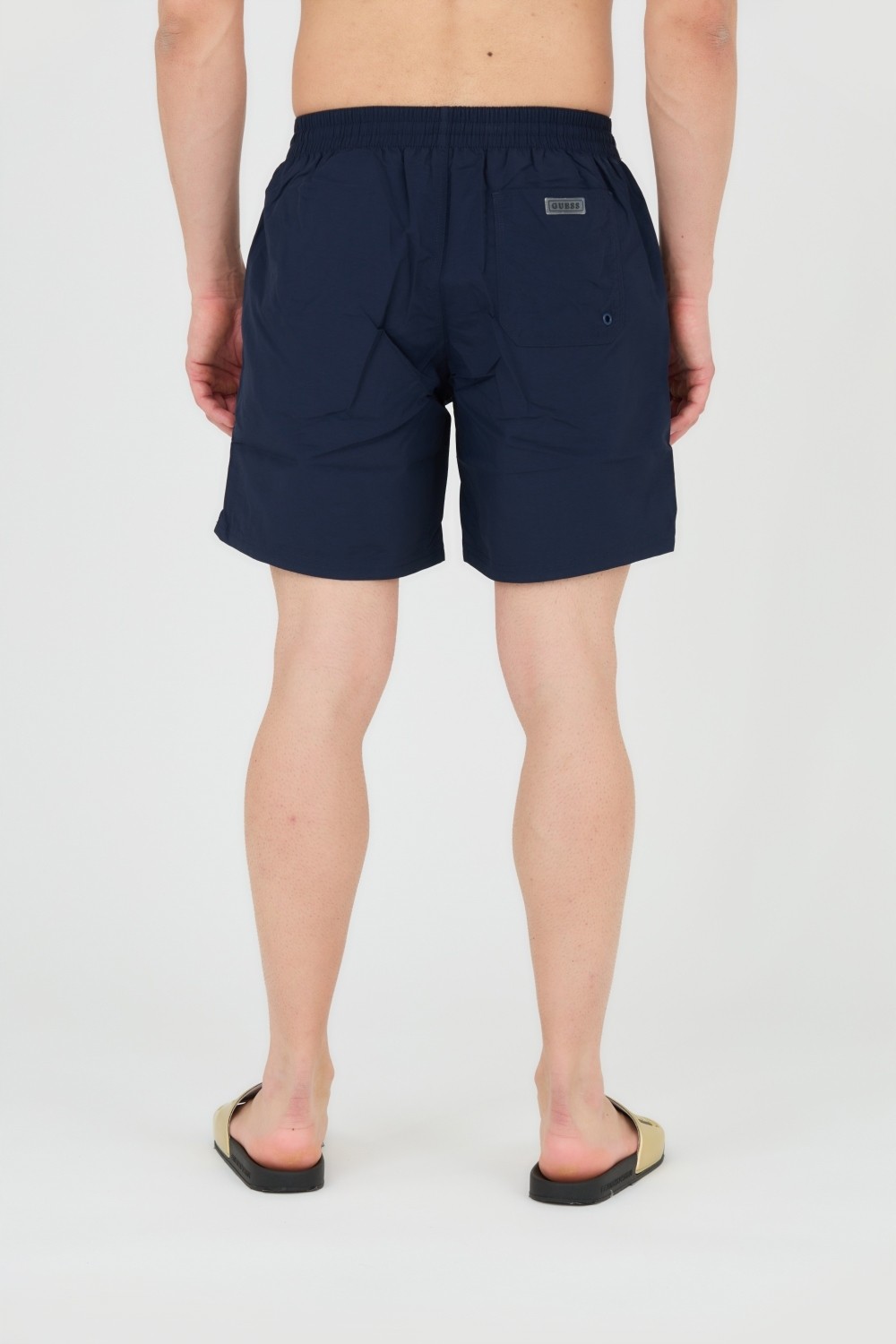 GUESS Szorty kąpielowe męskie granatowe