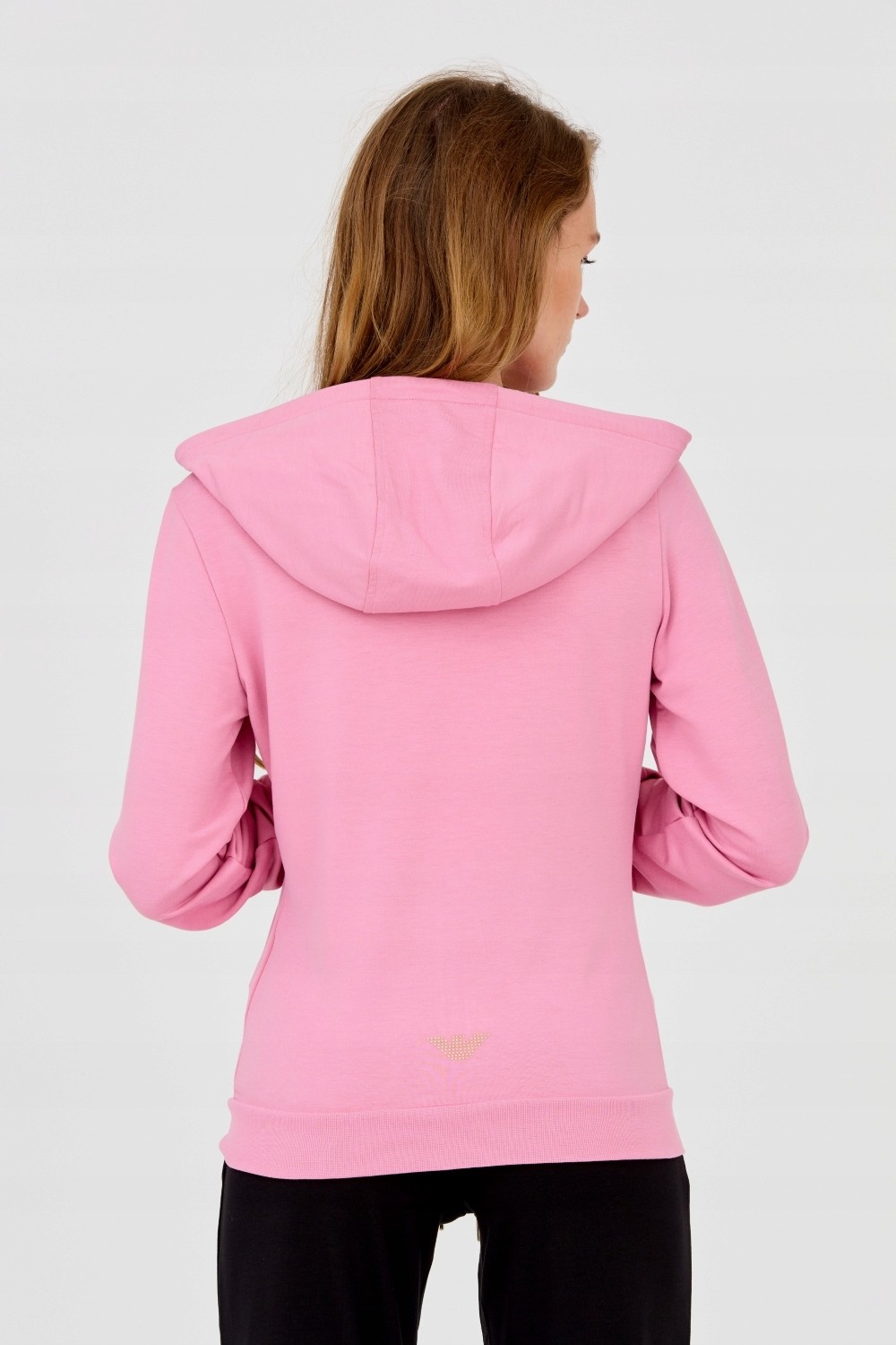 EA7 Czarno-różowy dres damski