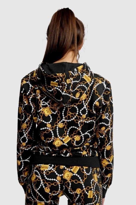 Жіноче худі MOSCHINO із золотими ланцюгами