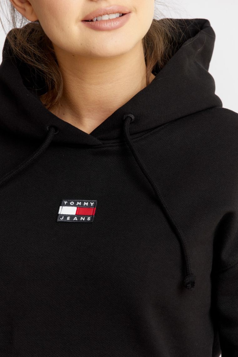 TOMMY JEANS Чорне жіноче худі