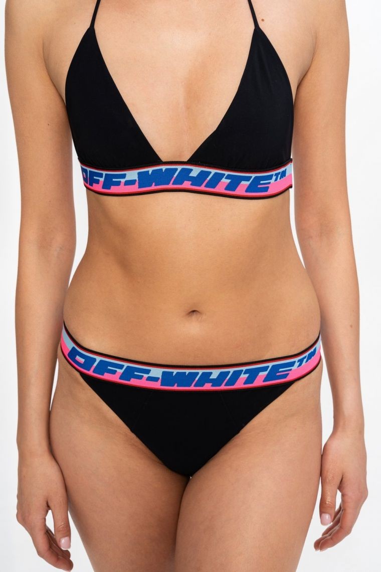OFF-WHITE Czarne bikini